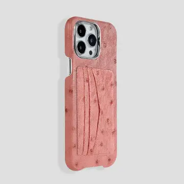 iPhone 16 Pro Cardholder Case Ostrich 2