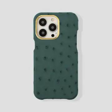 Classic Ostrich Case for iPhone 16 Pro