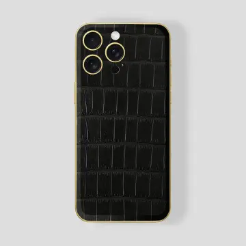 Custom iPhone Gold 24K Alligator