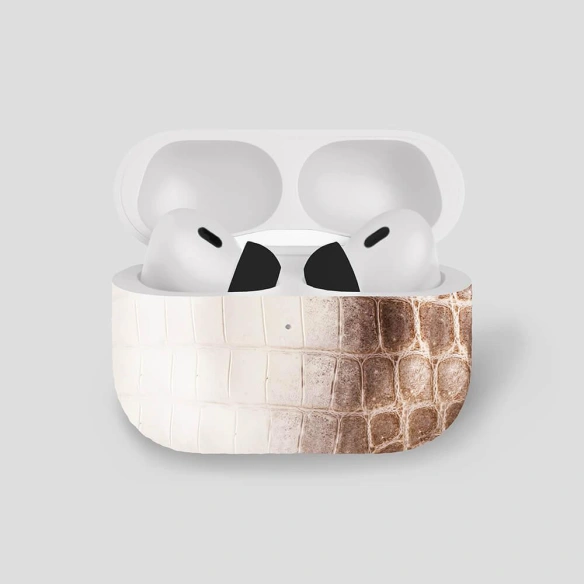 Custom Himalayan Crocodile AirPods Pro|Custom AirPods|Gatti Luxury
