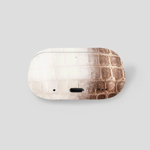 Custom Himalayan Crocodile AirPods Pro|Custom AirPods|Gatti Luxury