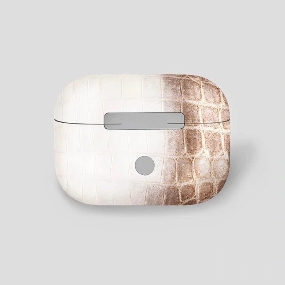 Custom Himalayan Crocodile AirPods Pro|Custom AirPods|Gatti Luxury