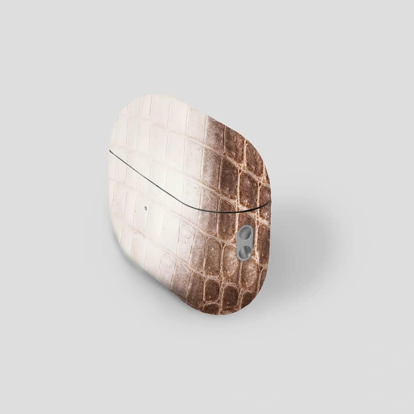 Custom Himalayan Crocodile AirPods Pro|Custom AirPods|Gatti Luxury