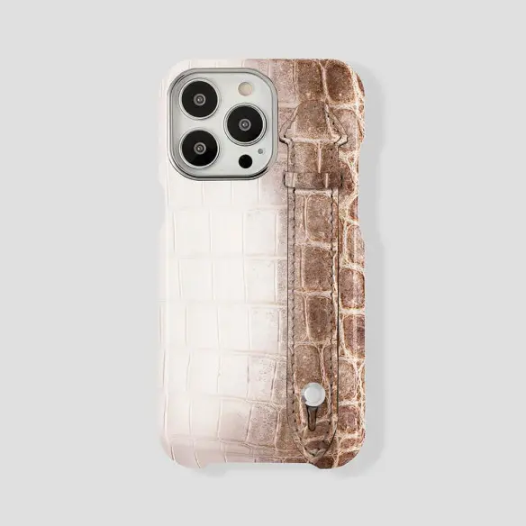 iPhone 15 Plus Handle Case Himalayan Crocodile | MagSafe