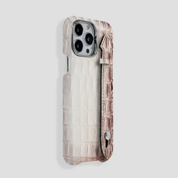 iPhone 15 Plus Handle Case Himalayan Crocodile | MagSafe