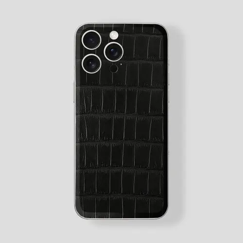 Custom iPhone 15 Pro | Pro Max in Titan White  Alligator Red
