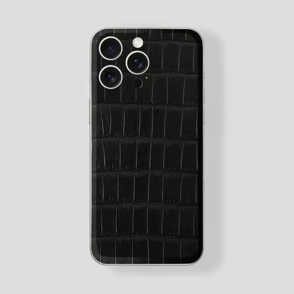 Custom iPhone 15 Pro | Pro Max in Titan White  Alligator Red