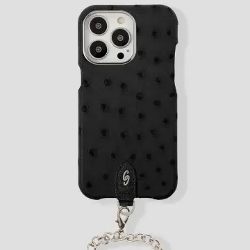 Necklace Ostrich Case for iPhone 16 Pro