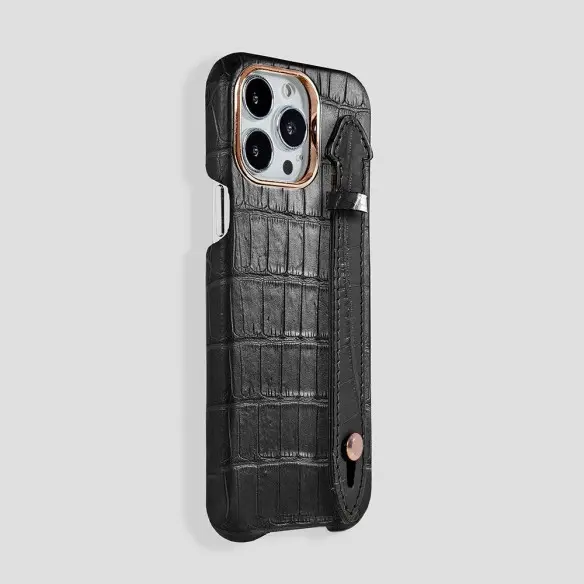 iPhone 15 Pro Handle Case Alligator | MagSafe
