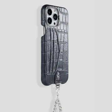 iPhone 16 Crossbody Cardholder Case in Alligator 2