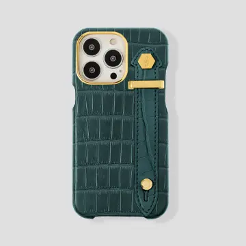 Loop Metal Strap Alligator Case for iPhone 15