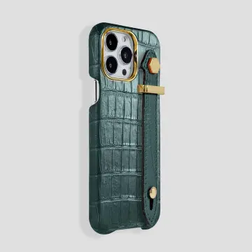 Loop Metal Strap Alligator Case for iPhone 15 2