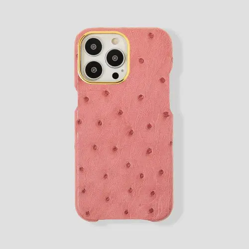 Classic Ostrich Case for iPhone 15 Plus