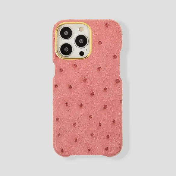 Classic Ostrich Case for iPhone 15 Plus