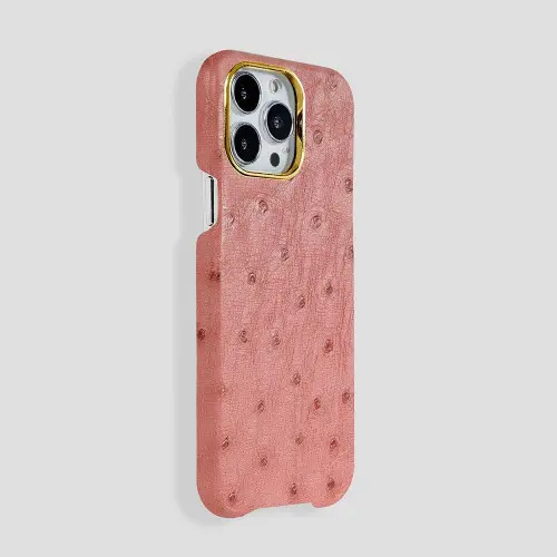 Classic Ostrich Case for iPhone 15 Plus