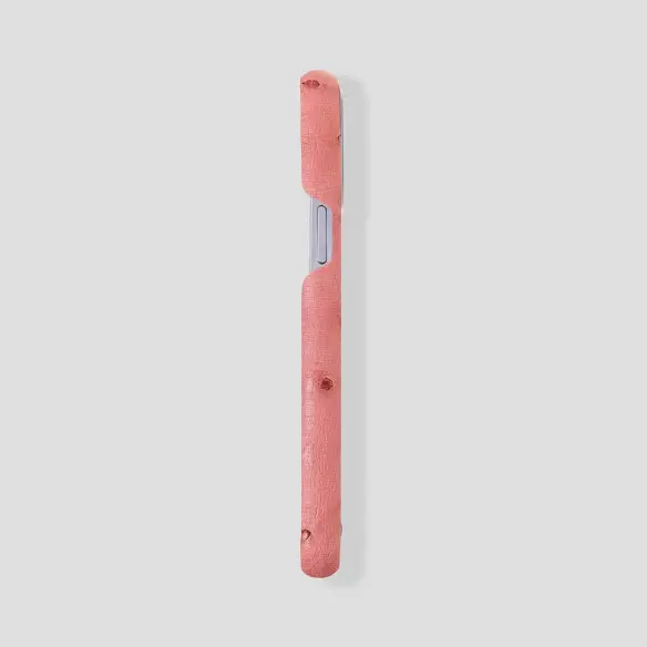 Classic Ostrich Case for iPhone 15 Plus