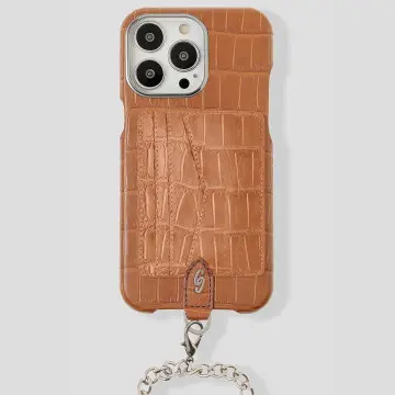 iPhone 16 Pro Max Crossbody Cardholder Case in Alligator