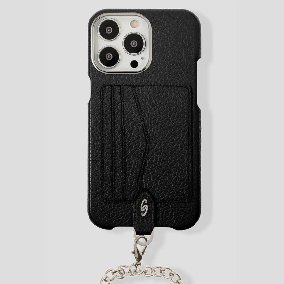 iPhone 16 Pro Max Crossbody Cardholder Case in Calfskin|Calfskin|Gatti Luxury