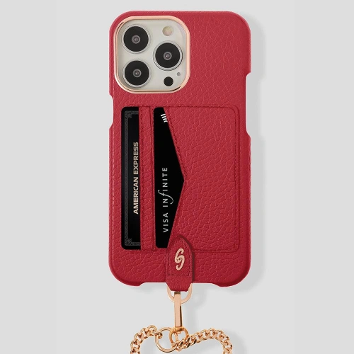 iPhone 16 Crossbody Cardholder Case in Calfskin|Calfskin|Gatti Luxury