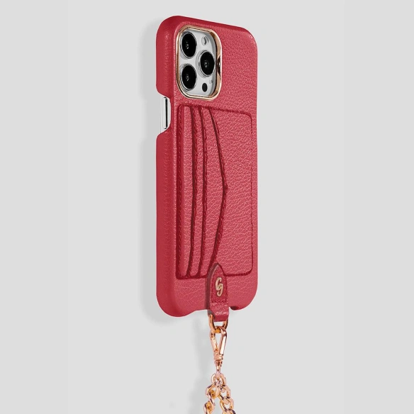 iPhone 16 Crossbody Cardholder Case in Calfskin|Calfskin|Gatti Luxury
