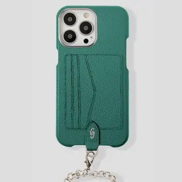iPhone 15 Crossbody Cardholder Case in Calfskin