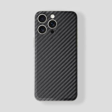 Custom iPhone 16 Pro | Pro Max in Titan White Carbon Fiber