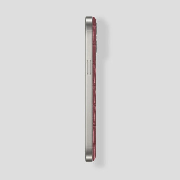 Custom iPhone 16 Pro | Pro Max in Titan White  Alligator Red 2