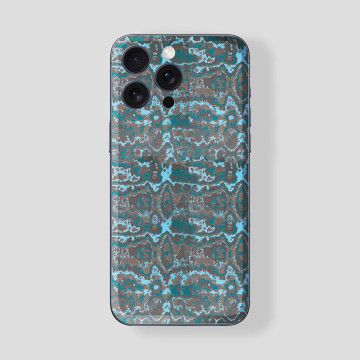 Custom iPhone 16 Pro | Pro Max in Titan Blue Carbon Fiber Blue