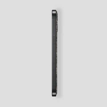 Custom iPhone 15 Pro | Pro Max in Titan Black Carbon Gold Fiber M 2