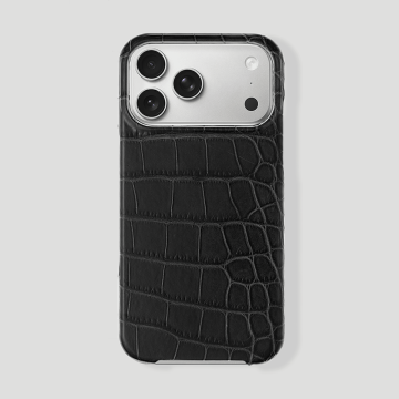 Alligator Classic Black iPhone 17 Pro Max